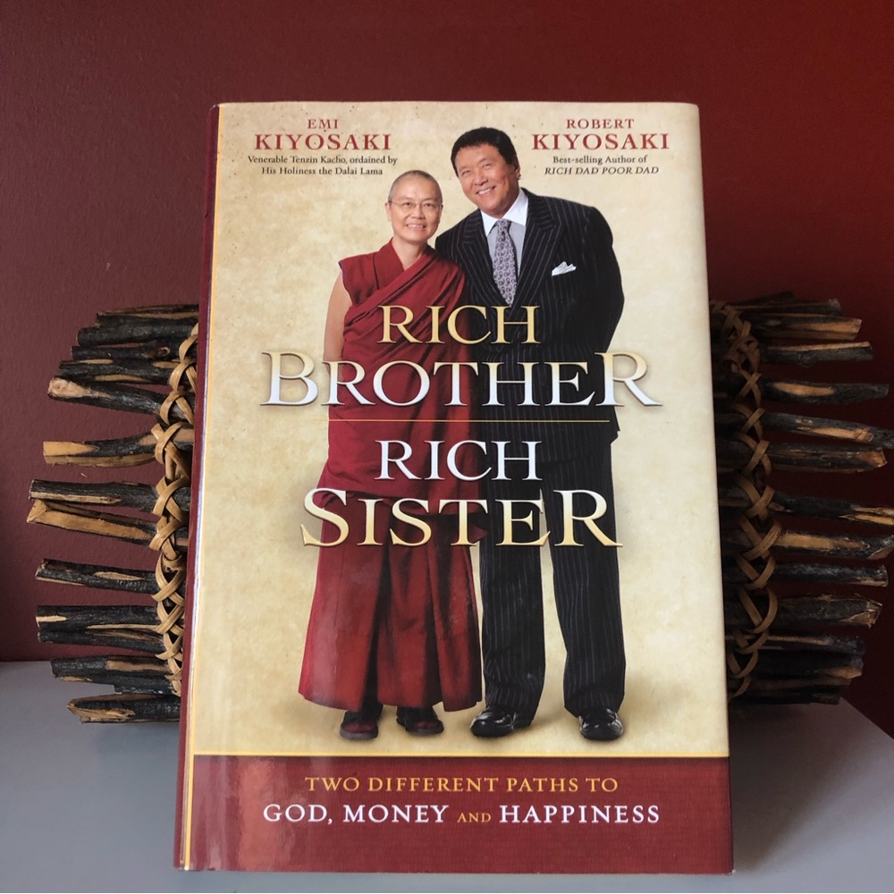 👛 (ANY 4/$20) Memoir book RICH BROTHER RICH SISTER by Emi and Robert Kiyosaki